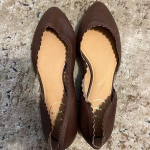 Jack Rogers brown flats